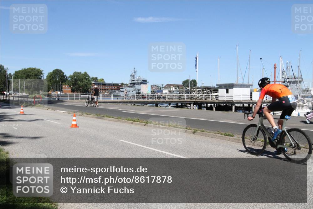 17.08.2025 - KN Förde Triathlon 2025 Yannick Fuchs http://msf.ph/oto/8617878 17.08.2025 12:52:17 Radfahren 395, 428, 437, 448, 450, 472 meine-sportfotos.de