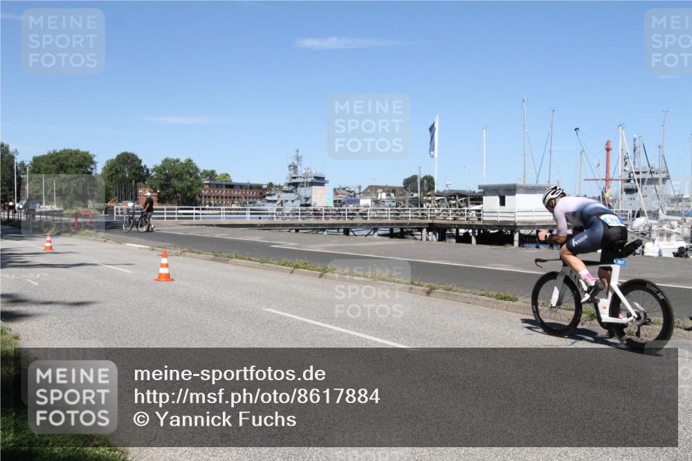 17.08.2025 - KN Förde Triathlon 2025 Yannick Fuchs http://msf.ph/oto/8617884 17.08.2025 12:52:23 Radfahren 395, 428, 437, 448, 472 meine-sportfotos.de