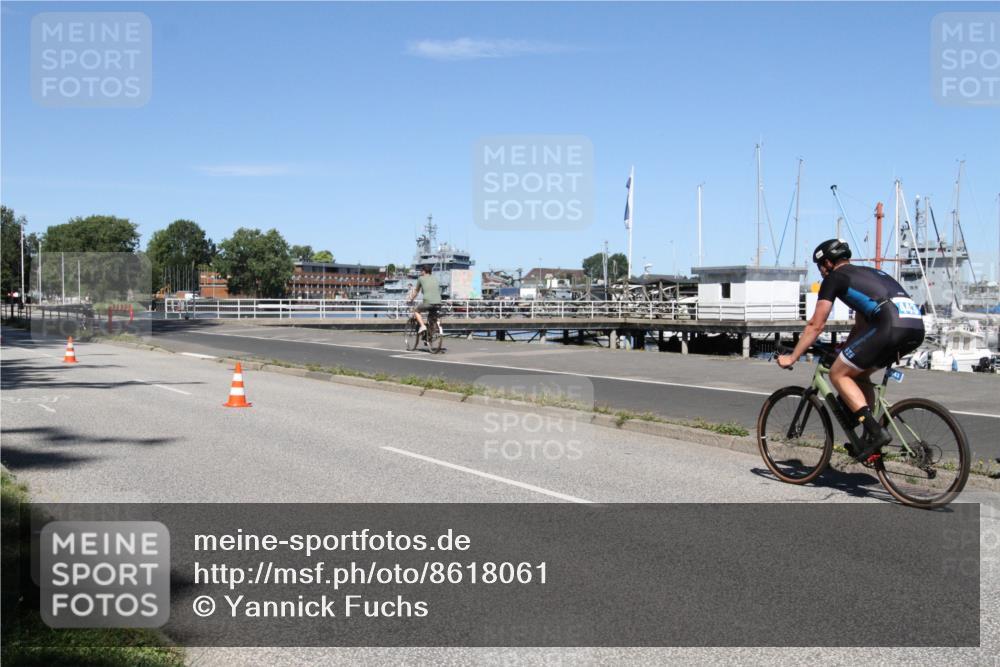 17.08.2025 - KN Förde Triathlon 2025 Yannick Fuchs http://msf.ph/oto/8618061 17.08.2025 12:54:54 Radfahren 443, 498 meine-sportfotos.de