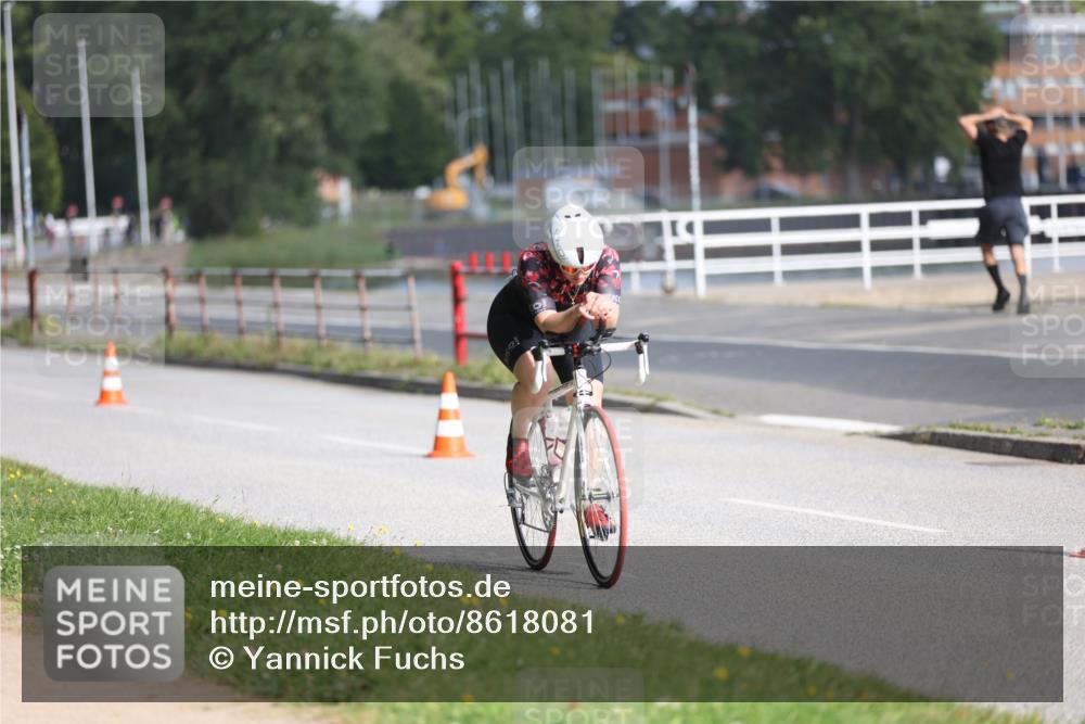 17.08.2025 - KN Förde Triathlon 2025 Yannick Fuchs http://msf.ph/oto/8618081 17.08.2025 09:45:21 Radfahren 116, 128, 135, 152, 190, 197, 235, 116, 166 meine-sportfotos.de
