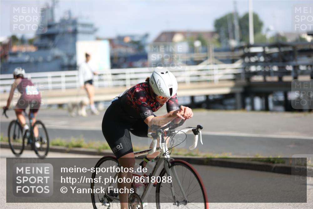 17.08.2025 - KN Förde Triathlon 2025 Yannick Fuchs http://msf.ph/oto/8618088 17.08.2025 09:45:23 Radfahren 128, 130, 135, 138, 152, 190, 197, 235, 116 meine-sportfotos.de
