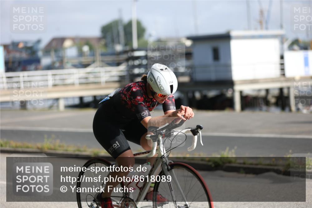 17.08.2025 - KN Förde Triathlon 2025 Yannick Fuchs http://msf.ph/oto/8618089 17.08.2025 09:45:23 Radfahren 128, 130, 135, 138, 152, 190, 197, 235, 116 meine-sportfotos.de