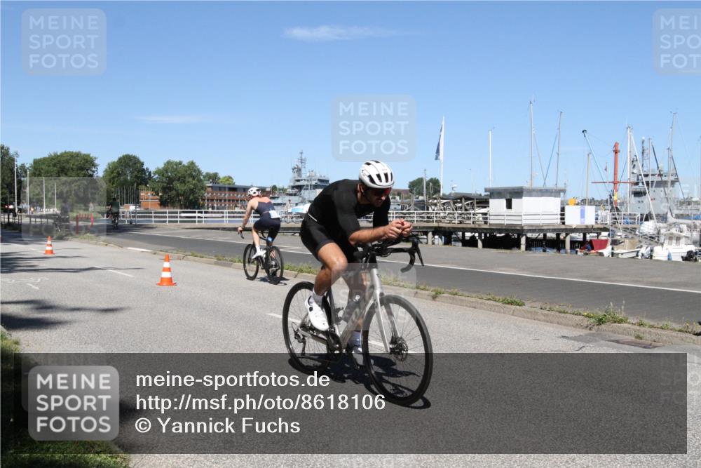 17.08.2025 - KN Förde Triathlon 2025 Yannick Fuchs http://msf.ph/oto/8618106 17.08.2025 12:55:07 Radfahren 396, 401, 411, 418, 435, 436, 461, 462, 471, 476, 482, 483, 491, 509 meine-sportfotos.de