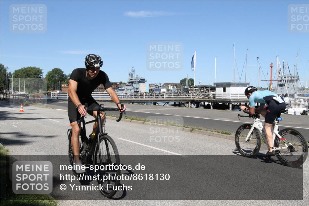 17.08.2025 - KN Förde Triathlon 2025 Yannick Fuchs http://msf.ph/oto/8618130 17.08.2025 12:55:26 Radfahren 406, 421, 465 meine-sportfotos.de