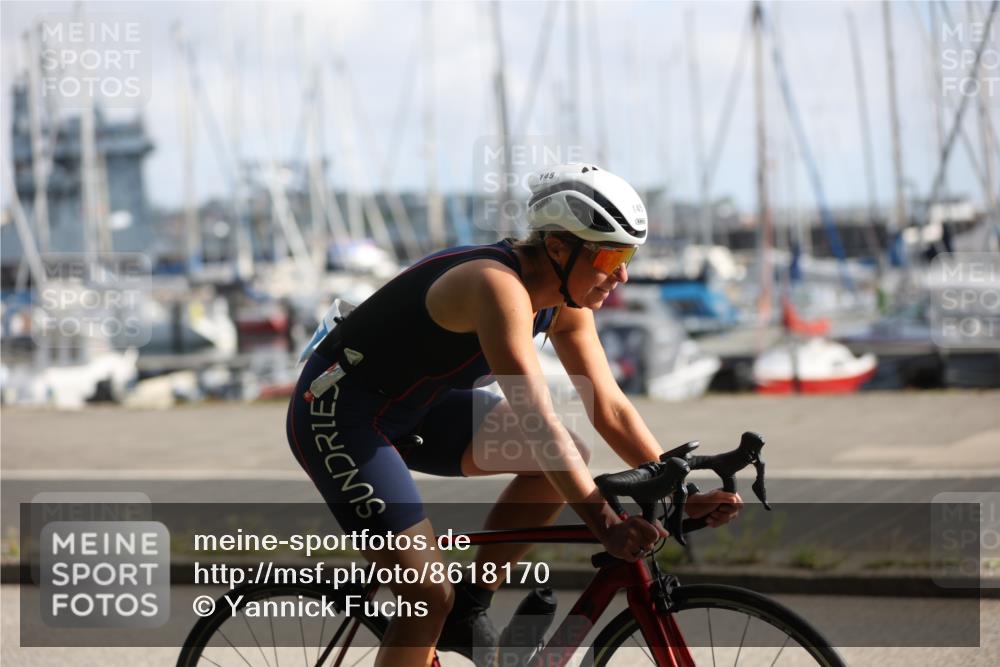 17.08.2025 - KN Förde Triathlon 2025 Yannick Fuchs http://msf.ph/oto/8618170 17.08.2025 09:45:46 Radfahren 115, 118, 122, 139, 145, 146, 151, 146 meine-sportfotos.de