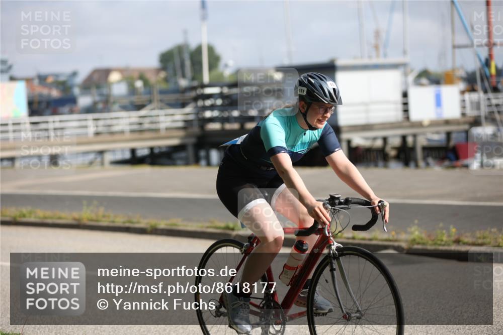 17.08.2025 - KN Förde Triathlon 2025 Yannick Fuchs http://msf.ph/oto/8618177 17.08.2025 09:45:48 Radfahren 115, 118, 122, 139, 145, 151, 145, 146 meine-sportfotos.de