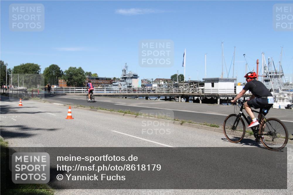 17.08.2025 - KN Förde Triathlon 2025 Yannick Fuchs http://msf.ph/oto/8618179 17.08.2025 12:56:25 Radfahren 415, 486 meine-sportfotos.de