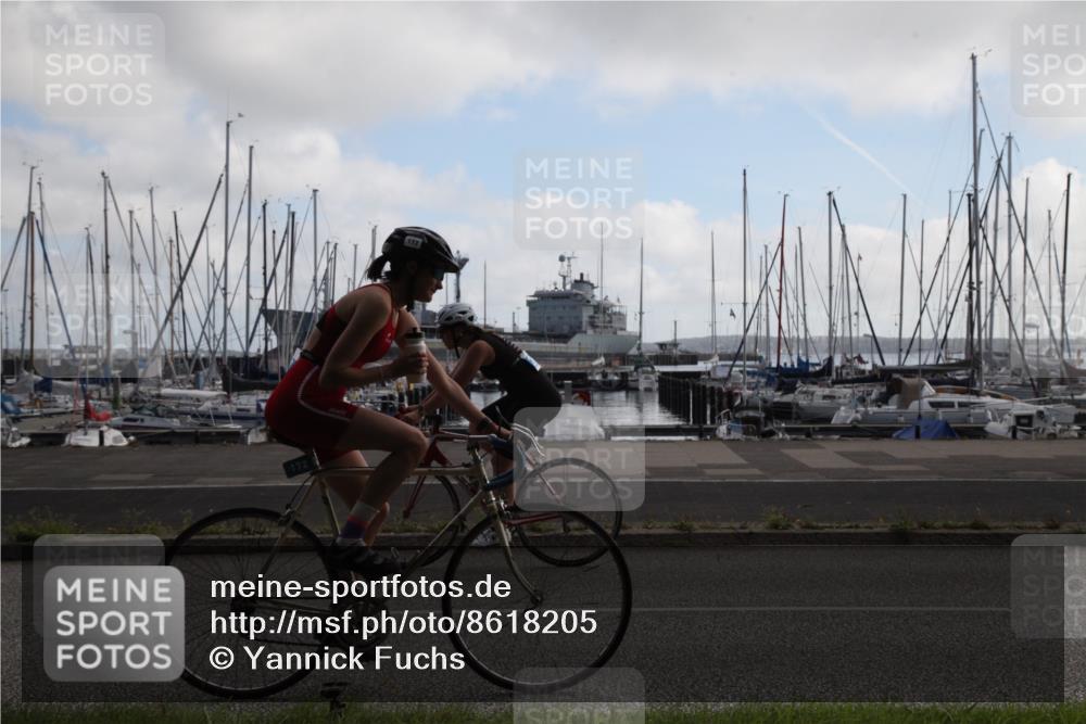 17.08.2025 - KN Förde Triathlon 2025 Yannick Fuchs http://msf.ph/oto/8618205 17.08.2025 09:53:23 Radfahren 125, 167, 172, 208, 218 meine-sportfotos.de