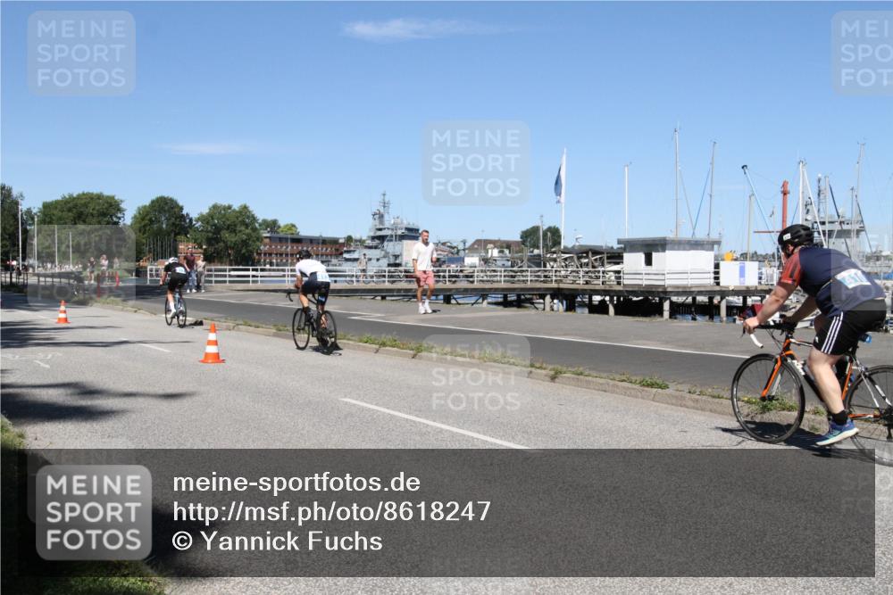 17.08.2025 - KN Förde Triathlon 2025 Yannick Fuchs http://msf.ph/oto/8618247 17.08.2025 12:57:28 Radfahren 357, 410, 413, 417, 455 meine-sportfotos.de