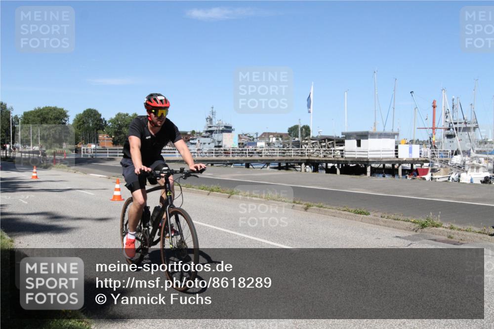17.08.2025 - KN Förde Triathlon 2025 Yannick Fuchs http://msf.ph/oto/8618289 17.08.2025 12:58:20 Radfahren 407, 408, 420, 486, 505, 507 meine-sportfotos.de