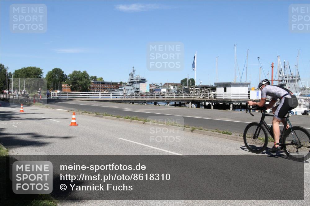 17.08.2025 - KN Förde Triathlon 2025 Yannick Fuchs http://msf.ph/oto/8618310 17.08.2025 12:58:47 Radfahren 419, 442, 525 meine-sportfotos.de