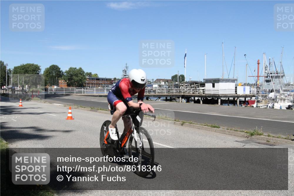 17.08.2025 - KN Förde Triathlon 2025 Yannick Fuchs http://msf.ph/oto/8618346 17.08.2025 12:59:43 Radfahren 403, 408, 433, 440 meine-sportfotos.de