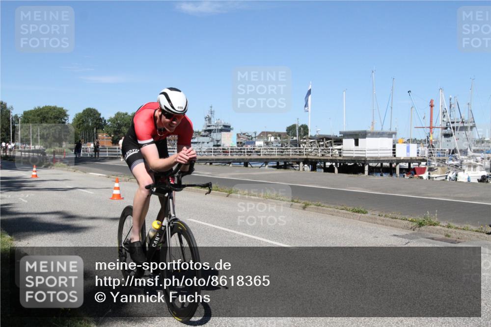 17.08.2025 - KN Förde Triathlon 2025 Yannick Fuchs http://msf.ph/oto/8618365 17.08.2025 13:00:15 Radfahren 445, 466, 508 meine-sportfotos.de