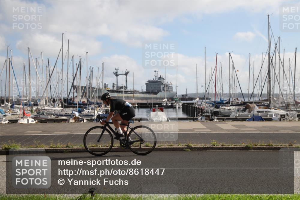 17.08.2025 - KN Förde Triathlon 2025 Yannick Fuchs http://msf.ph/oto/8618447 17.08.2025 09:58:50 Radfahren 180, 200, 228, 238 meine-sportfotos.de