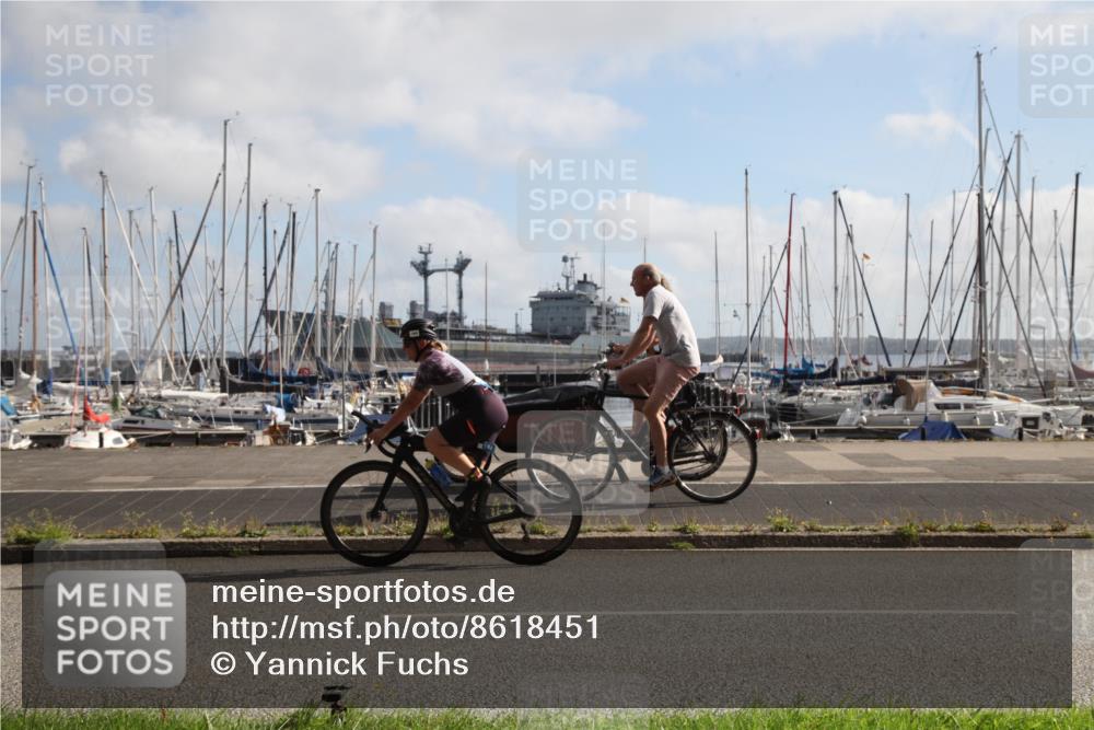 17.08.2025 - KN Förde Triathlon 2025 Yannick Fuchs http://msf.ph/oto/8618451 17.08.2025 09:59:06 Radfahren 164, 171 meine-sportfotos.de