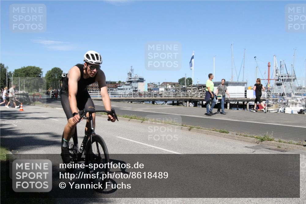 17.08.2025 - KN Förde Triathlon 2025 Yannick Fuchs http://msf.ph/oto/8618489 17.08.2025 13:02:50 Radfahren 434, 469, 484 meine-sportfotos.de