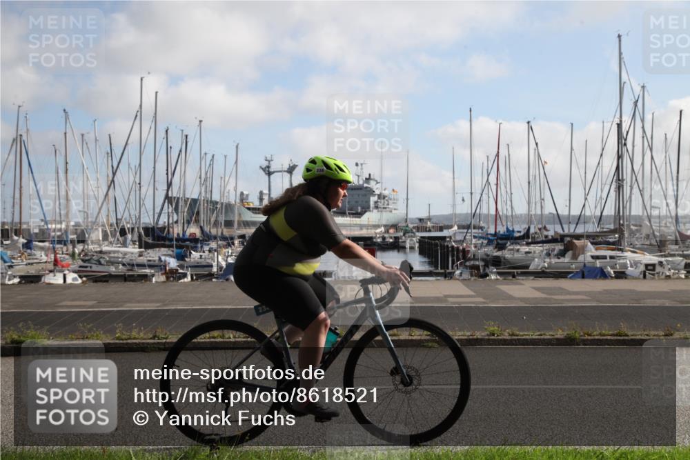 17.08.2025 - KN Förde Triathlon 2025 Yannick Fuchs http://msf.ph/oto/8618521 17.08.2025 10:00:55 Radfahren 137, 238 meine-sportfotos.de