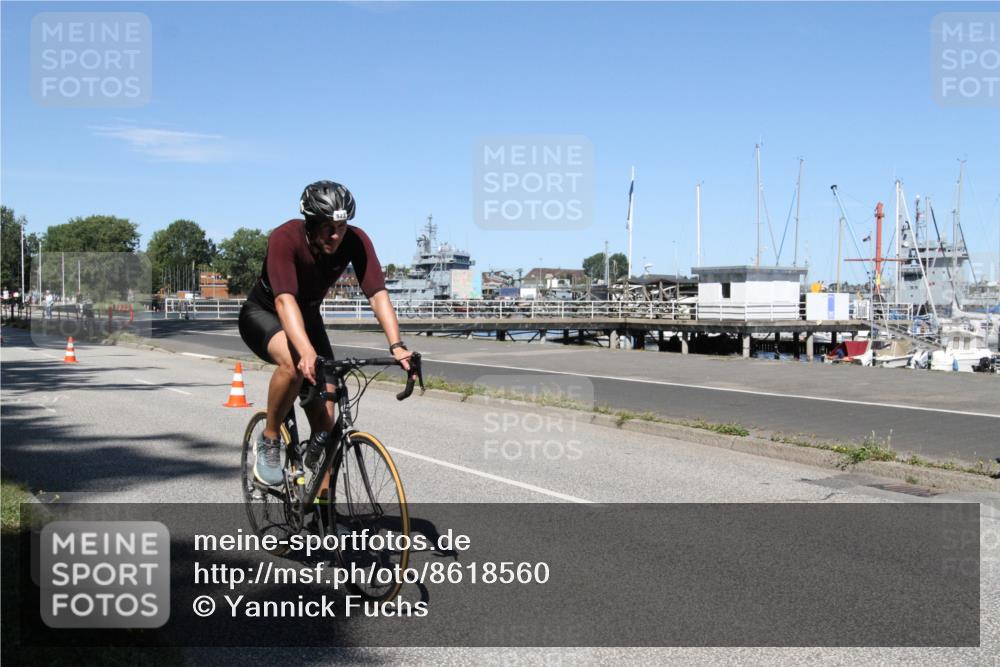 17.08.2025 - KN Förde Triathlon 2025 Yannick Fuchs http://msf.ph/oto/8618560 17.08.2025 13:04:05 Radfahren 409, 411, 460, 461, 523 meine-sportfotos.de