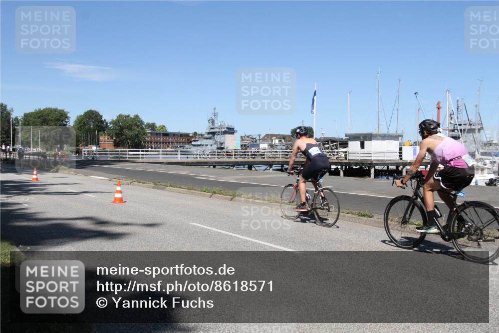 17.08.2025 - KN Förde Triathlon 2025 Yannick Fuchs http://msf.ph/oto/8618571 17.08.2025 13:04:16 Radfahren 406, 436, 452, 483, 495, 533, 535 meine-sportfotos.de