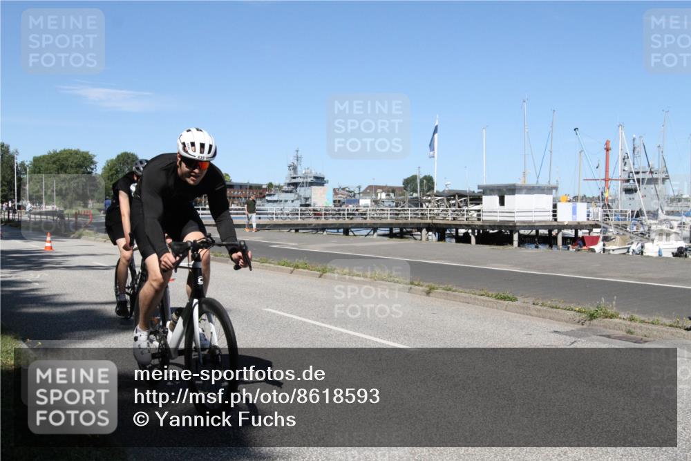 17.08.2025 - KN Förde Triathlon 2025 Yannick Fuchs http://msf.ph/oto/8618593 17.08.2025 13:04:46 Radfahren 398, 435, 494, 509 meine-sportfotos.de
