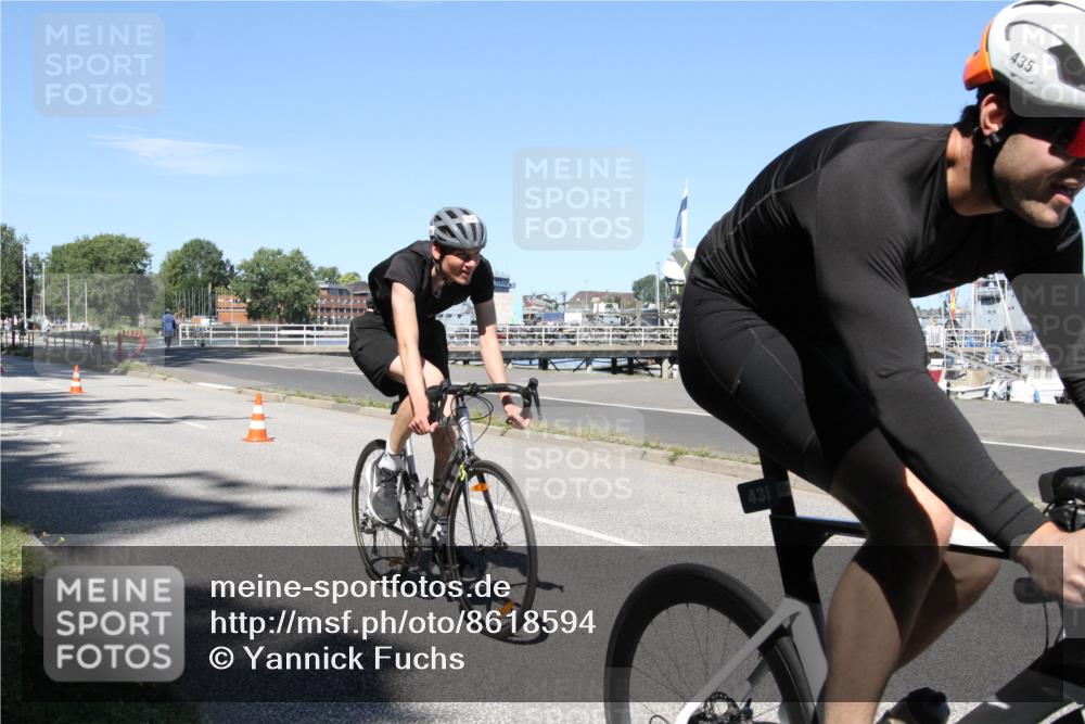 17.08.2025 - KN Förde Triathlon 2025 Yannick Fuchs http://msf.ph/oto/8618594 17.08.2025 13:04:46 Radfahren 398, 435, 494, 509 meine-sportfotos.de