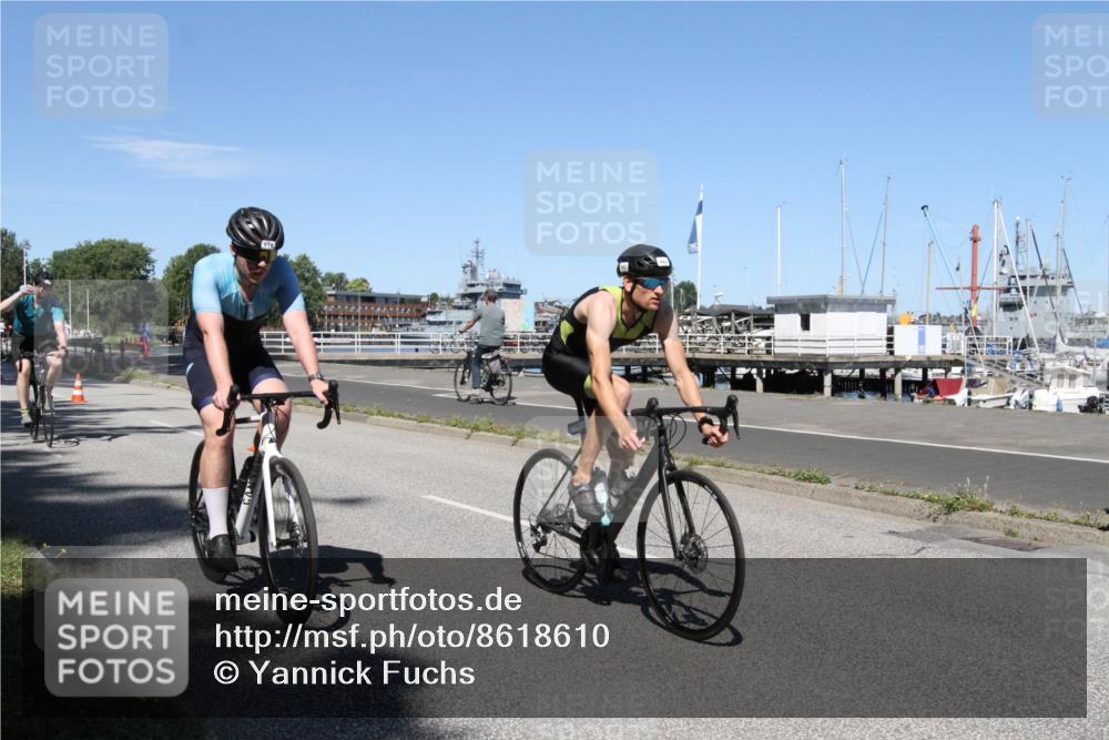 17.08.2025 - KN Förde Triathlon 2025 Yannick Fuchs http://msf.ph/oto/8618610 17.08.2025 13:05:08 Radfahren 448, 493, 498, 518 meine-sportfotos.de