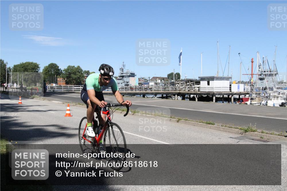 17.08.2025 - KN Förde Triathlon 2025 Yannick Fuchs http://msf.ph/oto/8618618 17.08.2025 13:05:12 Radfahren 432, 448, 493, 518, 547 meine-sportfotos.de