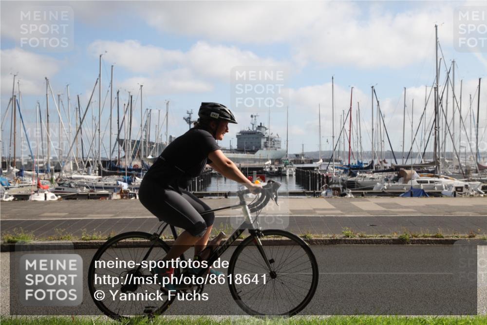 17.08.2025 - KN Förde Triathlon 2025 Yannick Fuchs http://msf.ph/oto/8618641 17.08.2025 10:04:24 Radfahren 196 meine-sportfotos.de