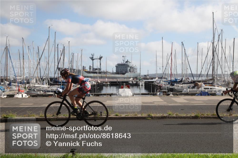 17.08.2025 - KN Förde Triathlon 2025 Yannick Fuchs http://msf.ph/oto/8618643 17.08.2025 10:04:32 Radfahren 182, 184, 188 meine-sportfotos.de
