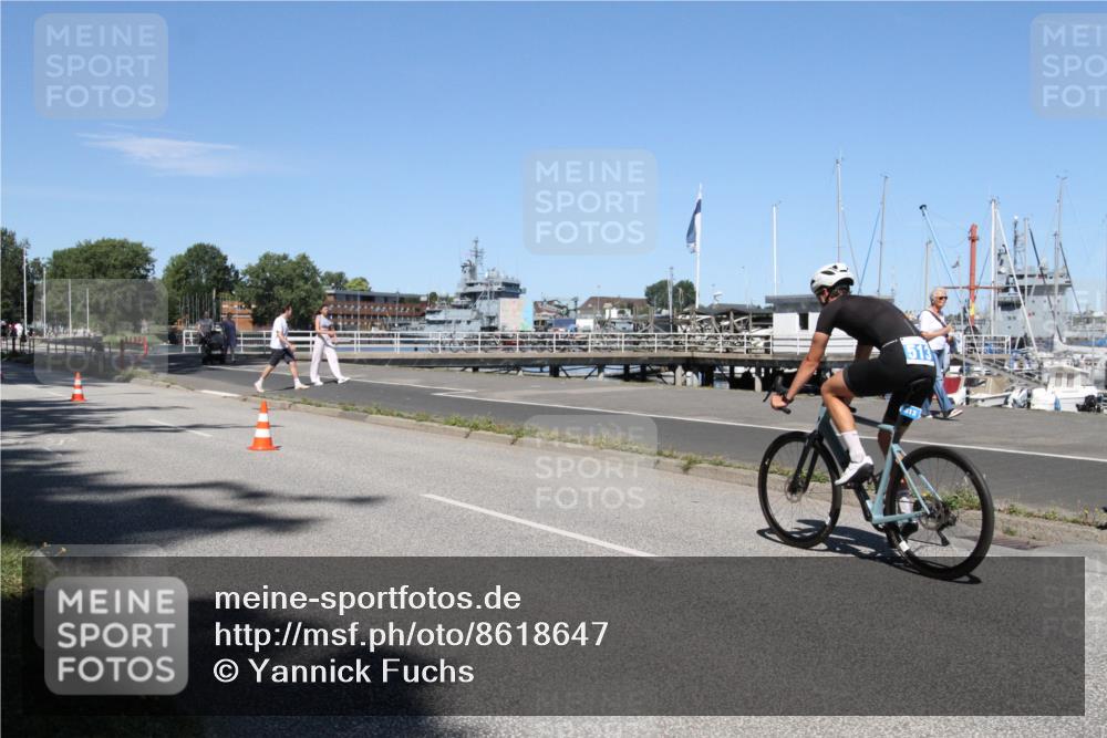 17.08.2025 - KN Förde Triathlon 2025 Yannick Fuchs http://msf.ph/oto/8618647 17.08.2025 13:05:49 Radfahren 412, 501, 513, 533 meine-sportfotos.de