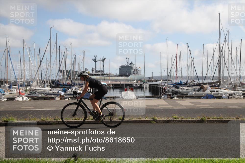 17.08.2025 - KN Förde Triathlon 2025 Yannick Fuchs http://msf.ph/oto/8618650 17.08.2025 10:04:41 Radfahren 170, 176 meine-sportfotos.de