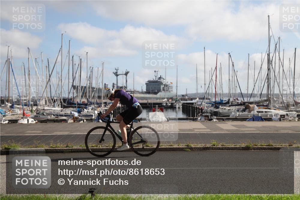 17.08.2025 - KN Förde Triathlon 2025 Yannick Fuchs http://msf.ph/oto/8618653 17.08.2025 10:04:45 Radfahren 156, 170, 176 meine-sportfotos.de