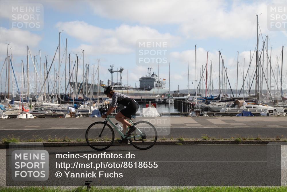 17.08.2025 - KN Förde Triathlon 2025 Yannick Fuchs http://msf.ph/oto/8618655 17.08.2025 10:04:50 Radfahren 156, 170, 231 meine-sportfotos.de