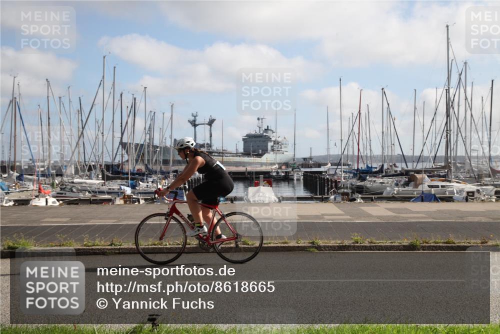 17.08.2025 - KN Förde Triathlon 2025 Yannick Fuchs http://msf.ph/oto/8618665 17.08.2025 10:05:01 Radfahren 155, 175, 208, 216, 231 meine-sportfotos.de