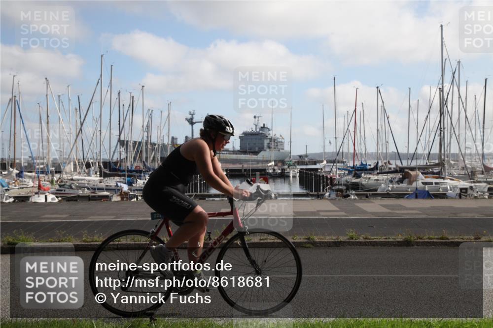 17.08.2025 - KN Förde Triathlon 2025 Yannick Fuchs http://msf.ph/oto/8618681 17.08.2025 10:05:22 Radfahren 169, 202, 215, 223, 242 meine-sportfotos.de