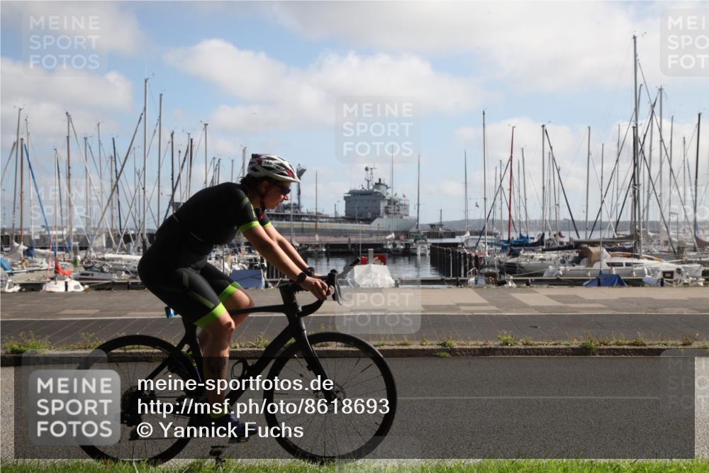 17.08.2025 - KN Förde Triathlon 2025 Yannick Fuchs http://msf.ph/oto/8618693 17.08.2025 10:05:47 Radfahren 149, 160, 172, 207 meine-sportfotos.de