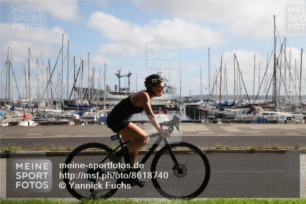17.08.2025 - KN Förde Triathlon 2025 Yannick Fuchs http://msf.ph/oto/8618740 17.08.2025 10:06:35 Radfahren 170, 182, 184, 212 meine-sportfotos.de