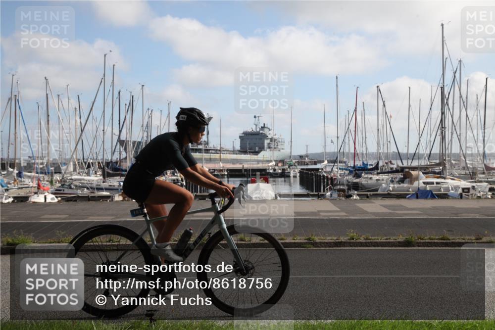 17.08.2025 - KN Förde Triathlon 2025 Yannick Fuchs http://msf.ph/oto/8618756 17.08.2025 10:07:11 Radfahren 155, 163, 175, 205, 237 meine-sportfotos.de