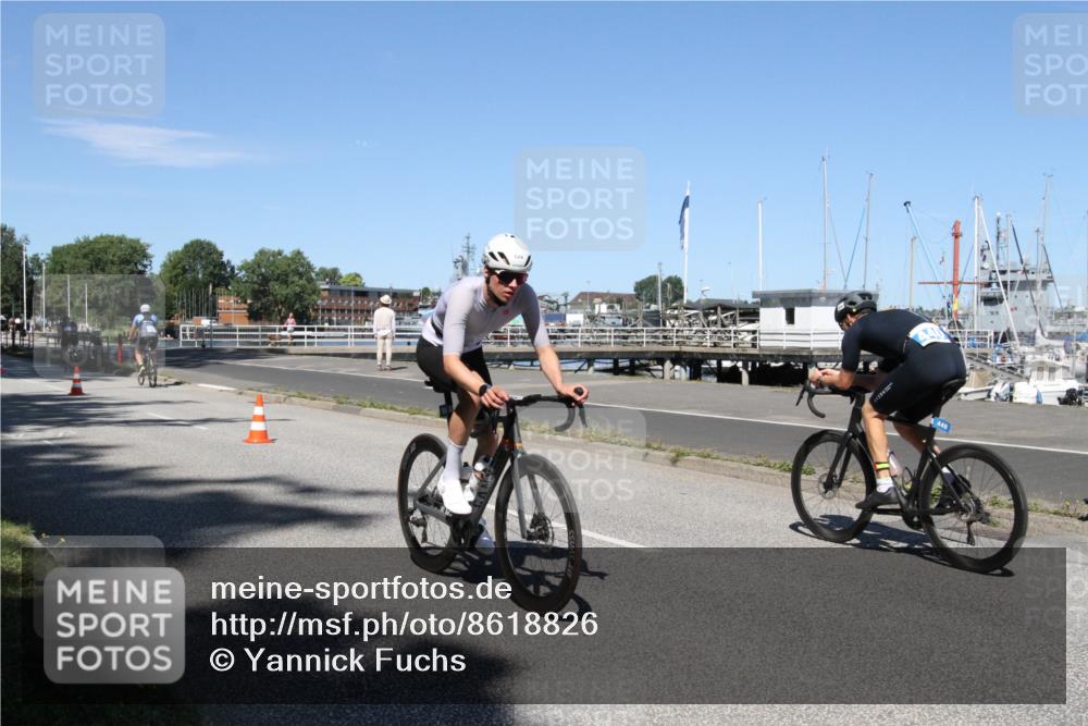 17.08.2025 - KN Förde Triathlon 2025 Yannick Fuchs http://msf.ph/oto/8618826 17.08.2025 13:09:11 Radfahren 410, 440, 504, 529, 538 meine-sportfotos.de
