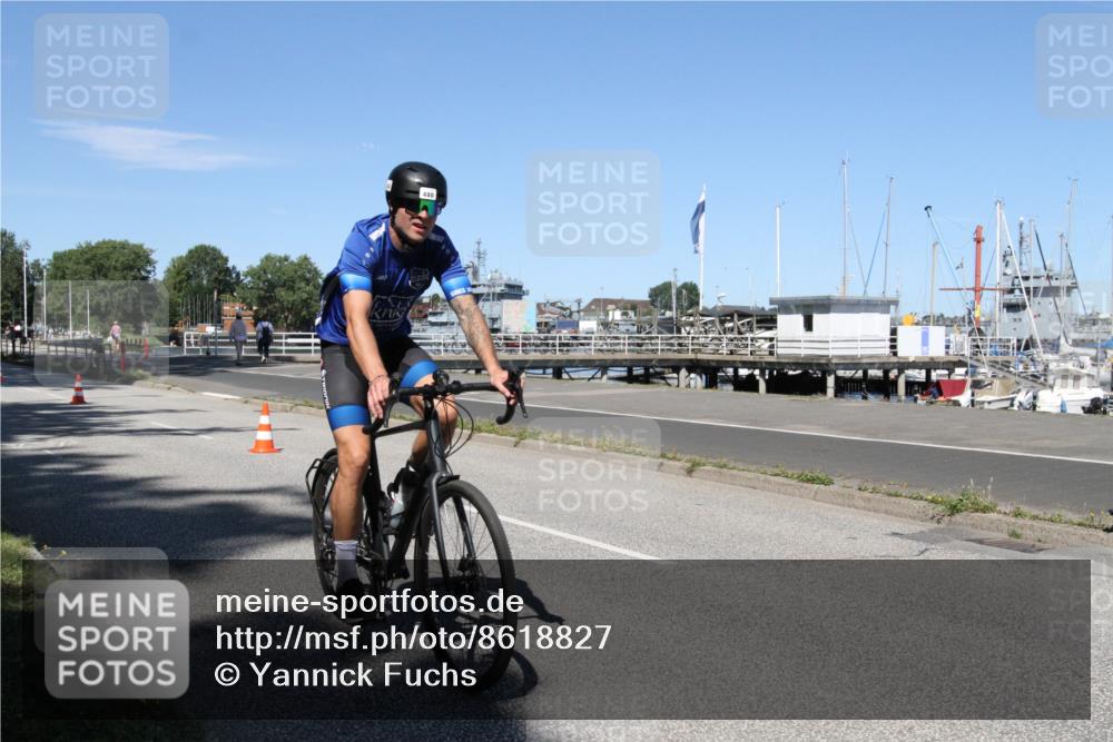 17.08.2025 - KN Förde Triathlon 2025 Yannick Fuchs http://msf.ph/oto/8618827 17.08.2025 13:09:25 Radfahren 480 meine-sportfotos.de