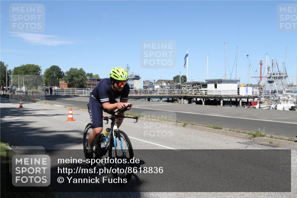 17.08.2025 - KN Förde Triathlon 2025 Yannick Fuchs http://msf.ph/oto/8618836 17.08.2025 13:09:40 Radfahren 431, 456, 457, 496, 519 meine-sportfotos.de
