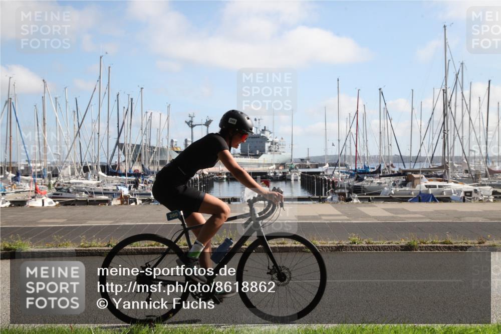 17.08.2025 - KN Förde Triathlon 2025 Yannick Fuchs http://msf.ph/oto/8618862 17.08.2025 10:14:53 Radfahren 200 meine-sportfotos.de