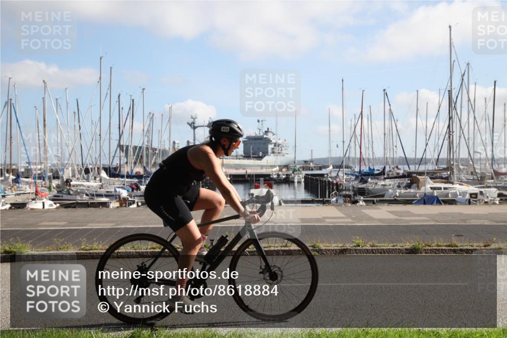 17.08.2025 - KN Förde Triathlon 2025 Yannick Fuchs http://msf.ph/oto/8618884 17.08.2025 10:18:18 Radfahren 207, 213 meine-sportfotos.de