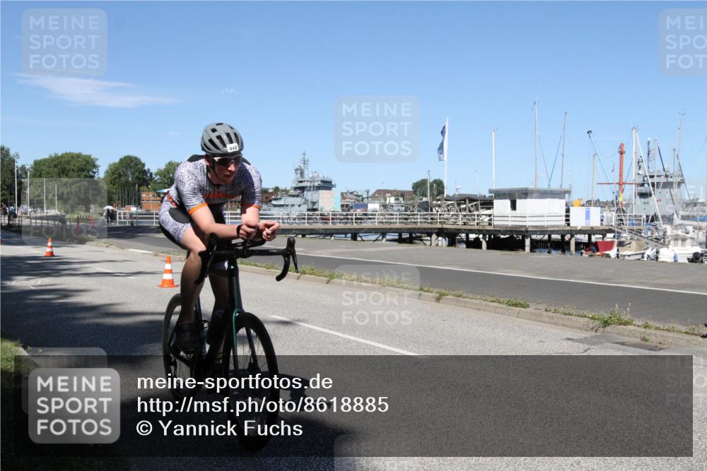 17.08.2025 - KN Förde Triathlon 2025 Yannick Fuchs http://msf.ph/oto/8618885 17.08.2025 13:10:30 Radfahren 424, 442, 541 meine-sportfotos.de