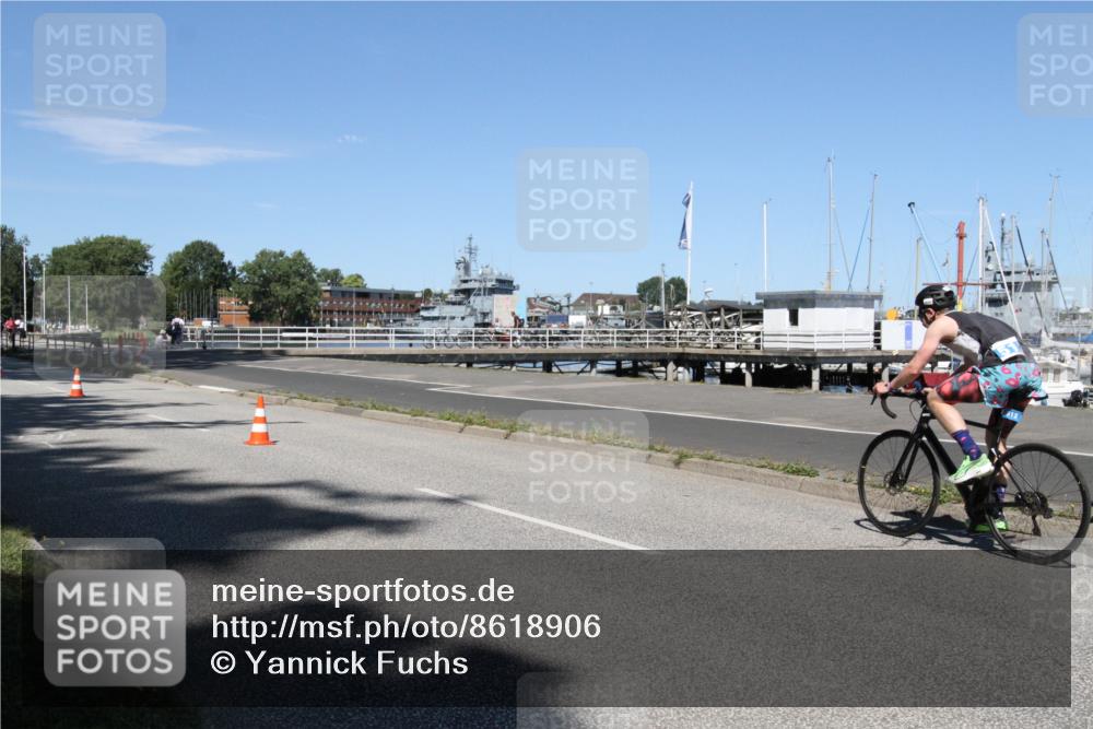 17.08.2025 - KN Förde Triathlon 2025 Yannick Fuchs http://msf.ph/oto/8618906 17.08.2025 13:11:08 Radfahren 437, 456, 473, 512, 538 meine-sportfotos.de