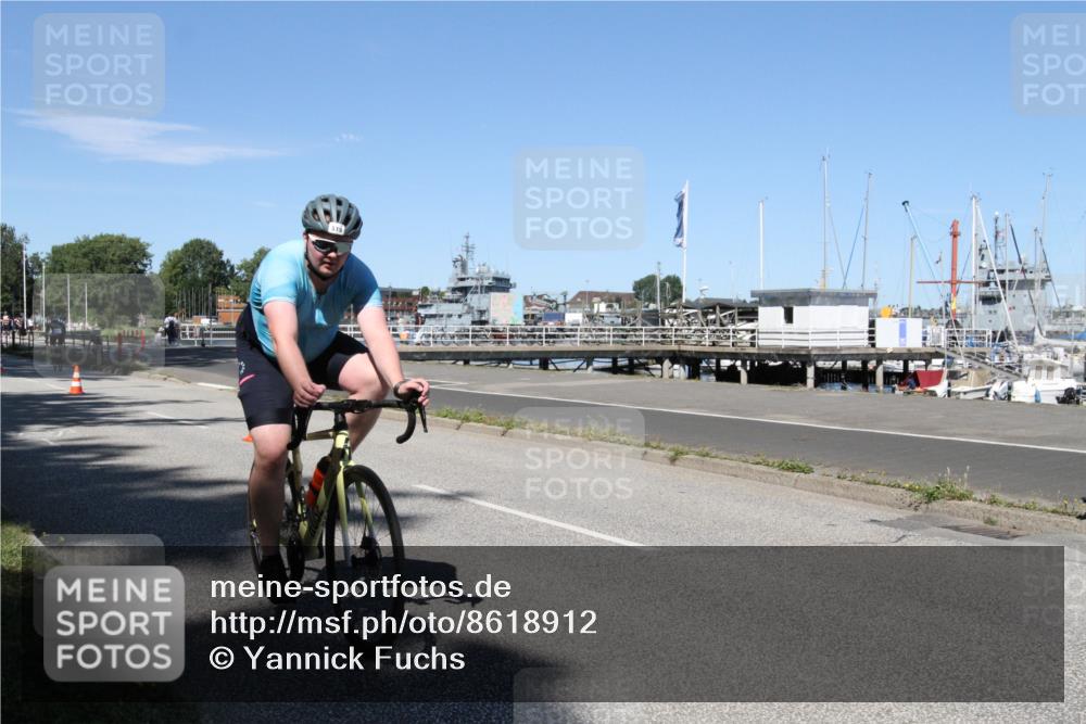 17.08.2025 - KN Förde Triathlon 2025 Yannick Fuchs http://msf.ph/oto/8618912 17.08.2025 13:11:14 Radfahren 395, 456, 473, 512, 519, 538 meine-sportfotos.de