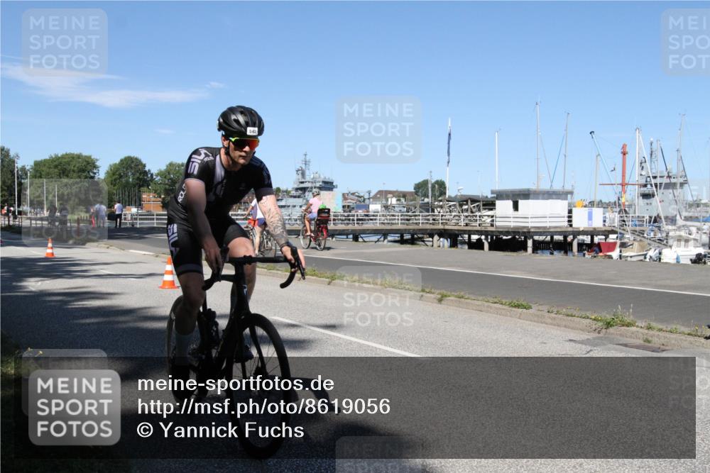 17.08.2025 - KN Förde Triathlon 2025 Yannick Fuchs http://msf.ph/oto/8619056 17.08.2025 13:13:59 Radfahren 458, 471, 542 meine-sportfotos.de