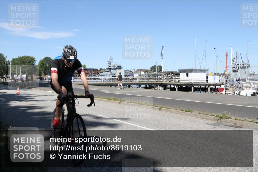 17.08.2025 - KN Förde Triathlon 2025 Yannick Fuchs http://msf.ph/oto/8619103 17.08.2025 13:15:03 Radfahren 409, 430, 549 meine-sportfotos.de