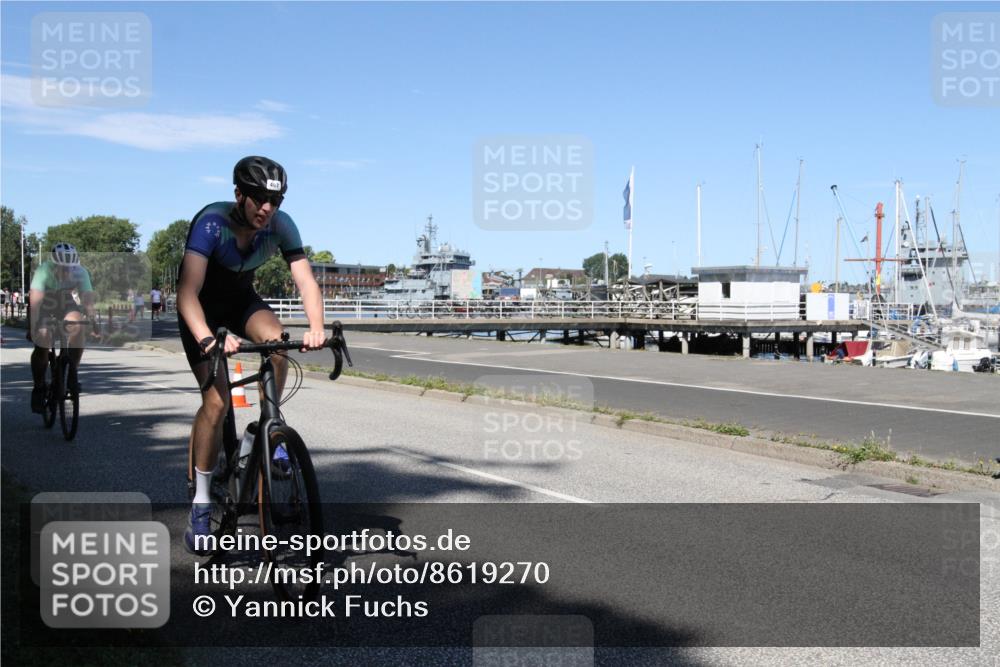 17.08.2025 - KN Förde Triathlon 2025 Yannick Fuchs http://msf.ph/oto/8619270 17.08.2025 13:18:25 Radfahren 407, 424, 480, 505, 506 meine-sportfotos.de