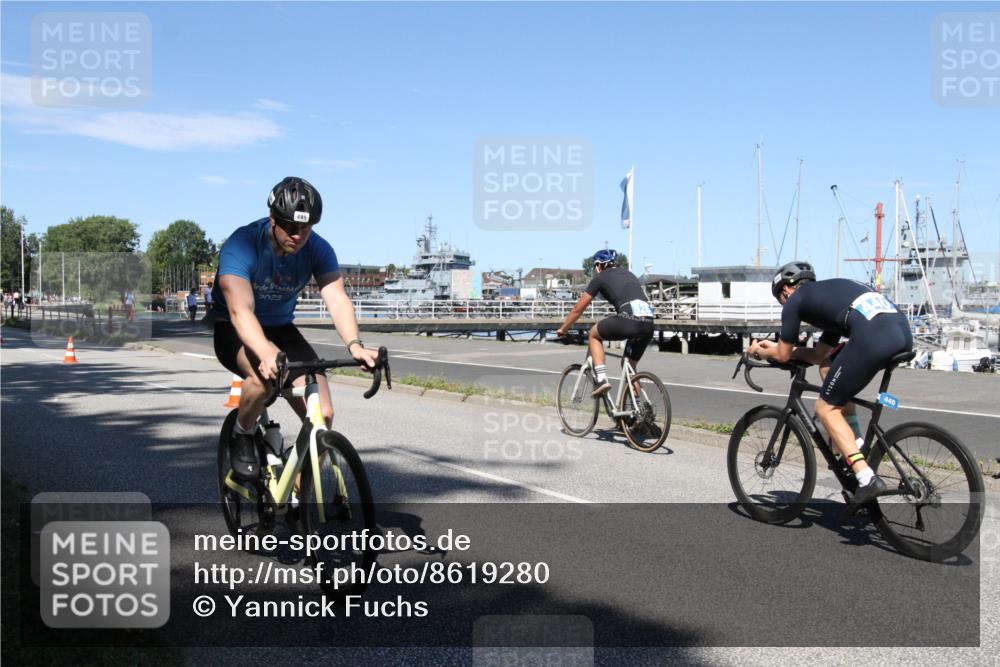 17.08.2025 - KN Förde Triathlon 2025 Yannick Fuchs http://msf.ph/oto/8619280 17.08.2025 13:18:39 Radfahren 440, 495, 526 meine-sportfotos.de